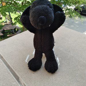 KAWS x PEANUTS Snoopy Small 11” Black Plush